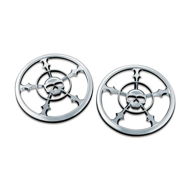 Kuryakyn Lautsprechergrill Zombie FLHT, FLHX, Tri-Glide 14-21