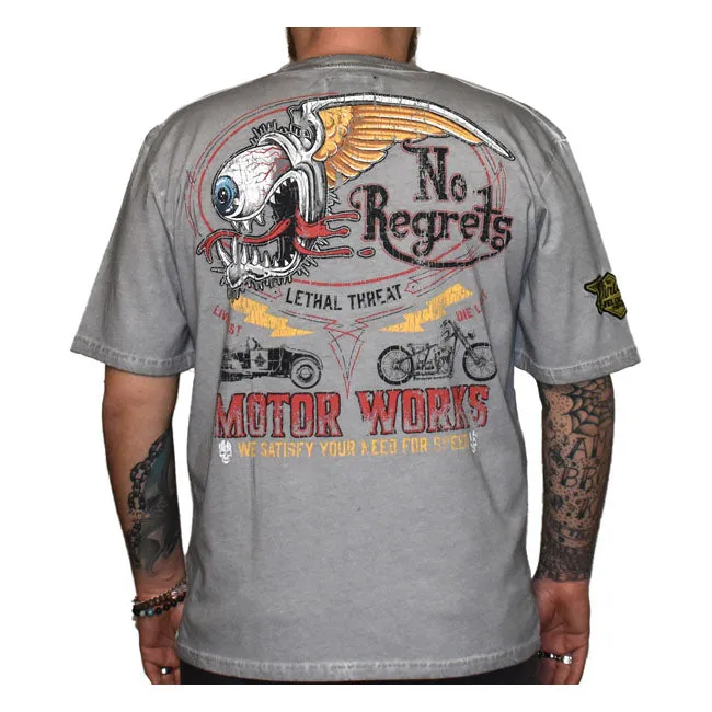 Lethal Threat No Regrets Motorworks T-shirt