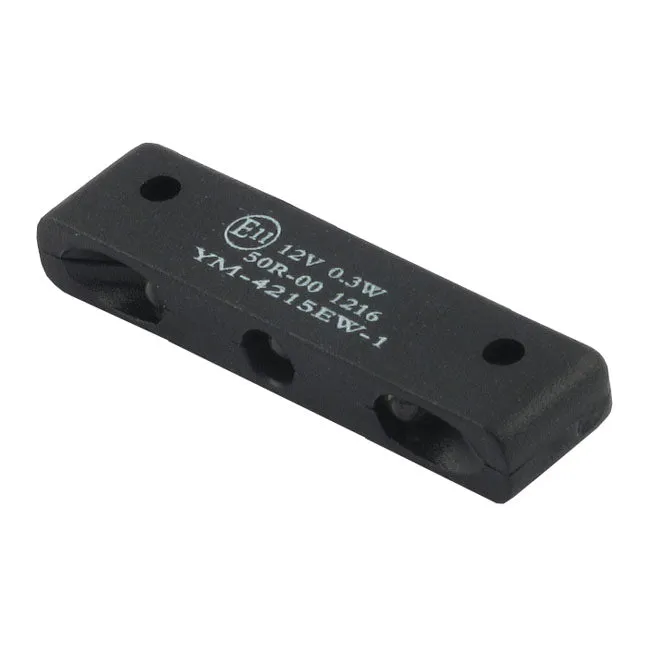 Micro LED Kennzeichenleuchte Visier Schwarz