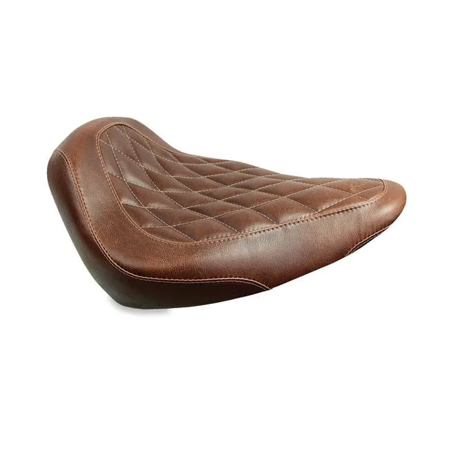 Mustang Wide Tripper Solo Sitz Brown Diamond Softail 84-17