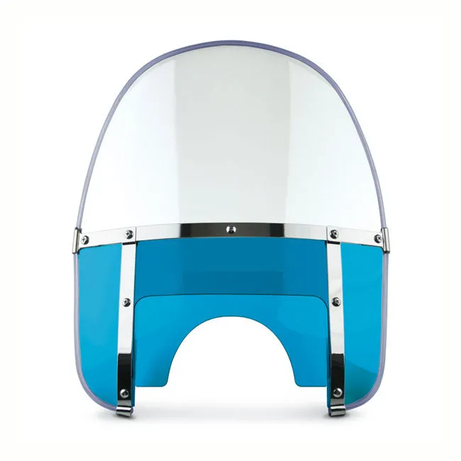 NC Beaded Heavy Duty Windshield Blau FL 49-59; FL Softail 87-17; FXWG 80-83; FXDWG 93-05