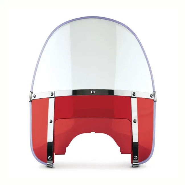 NC Beaded Heavy Duty Windschutzscheibe Rot FL/H 60-84; FLHS 87-93