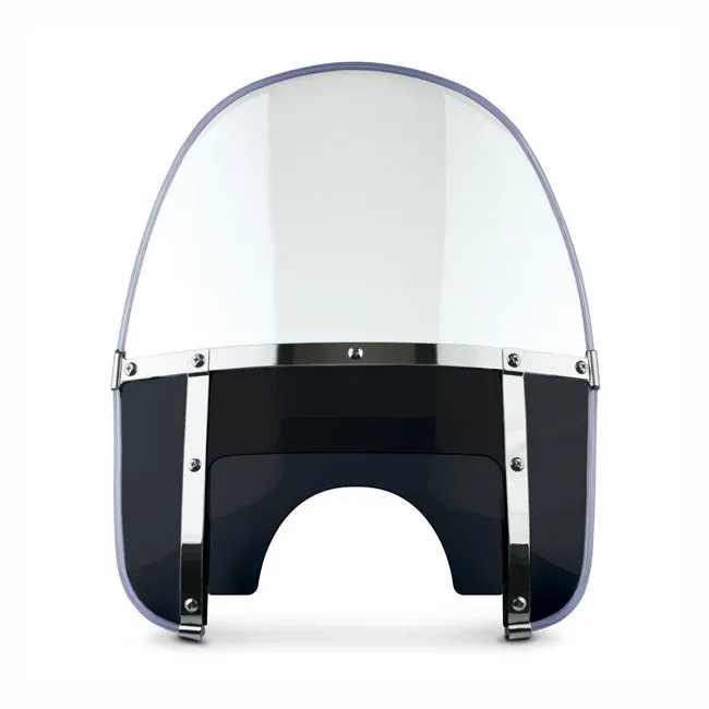 NC Beaded Heavy Duty Windshield Schwarz FL 49-59; FL Softail 87-17; FXWG 80-83; FXDWG 93-05