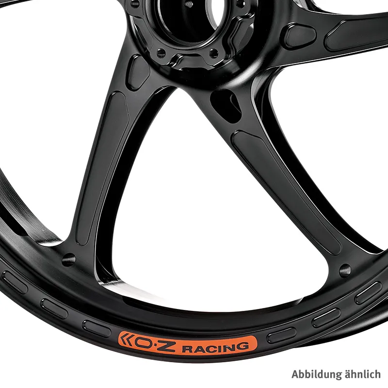 OZ Gass RS-A Aluminium Satz in schwarz glänzend für Honda CBR1000RR Fireblade (SP), 2017-2019