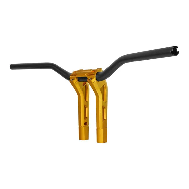 Performance Machine 1-1/4" Phat Lenker mit 9" Riser Kit Gold Ops