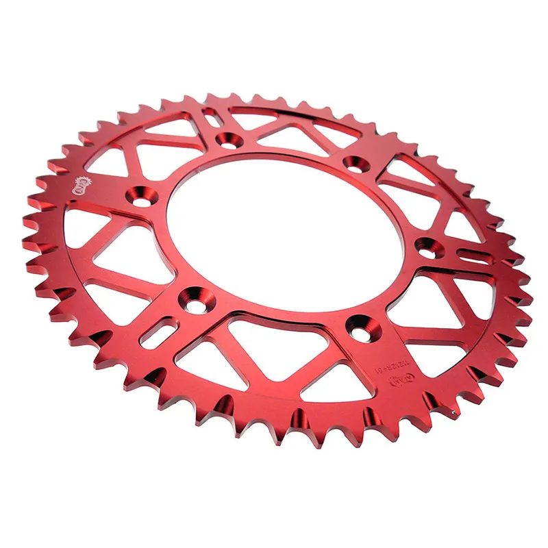 Kettenrad Teilung 520 Zähne 48 Alu rot Schlamm-A-11212PRSC-48