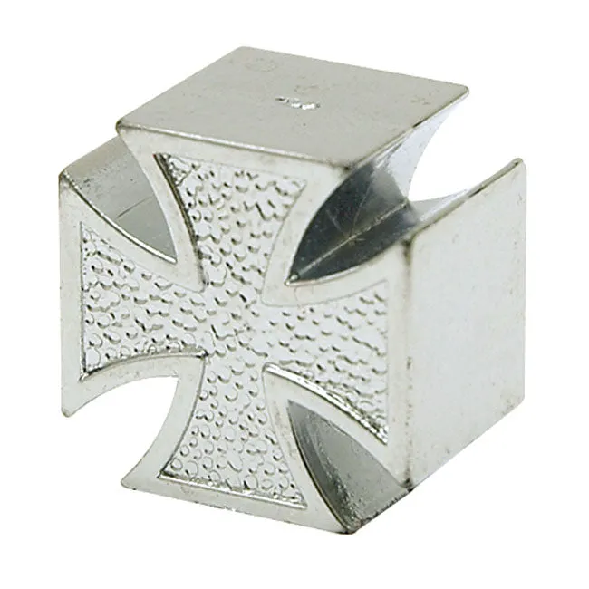 Trik Tropz Ventilschaftkappen Malteserkreuz Chrom