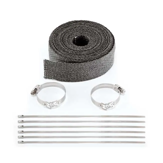 Vance & Hines Motorrad Auspuff Wrap Kit Schwarz