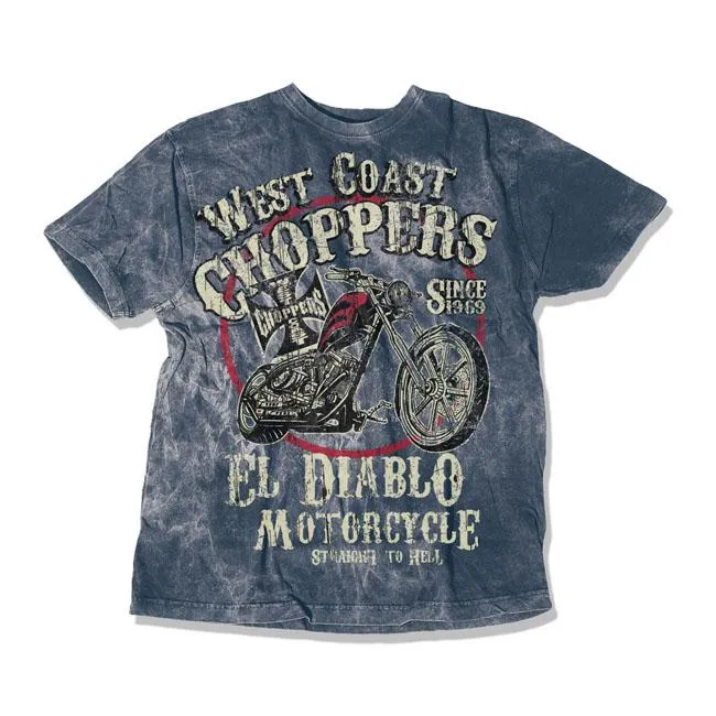 WCC El Diablo T-Shirt Vintage Blau